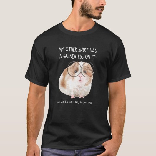 Mijn andere dingen hebben een cavia op het dier t-shirt (Voorkant)