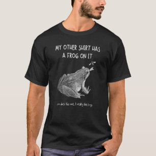 Mijn andere dingen hebben een kikker op het dier 1 t-shirt