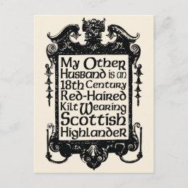 Mijn andere echtgenoot - Highlander Briefkaart