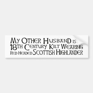 Mijn andere echtgenoot - Highlander Bumpersticker