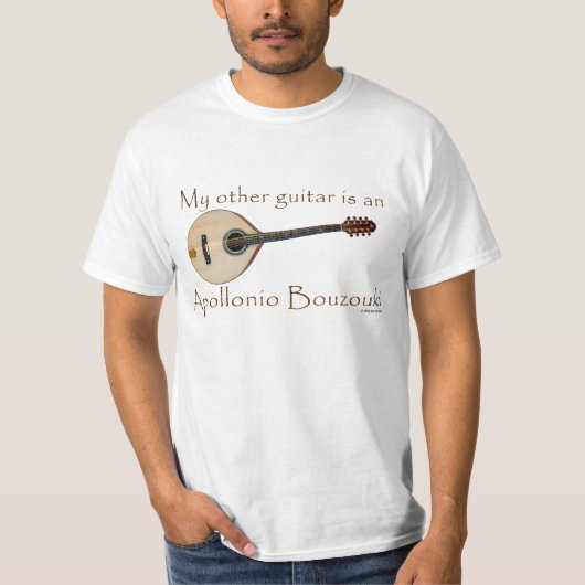 Mijn andere gitaar is een Apollinio Bouzouki T-shirt (Voorkant)