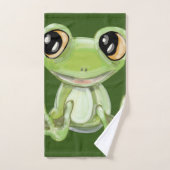 Mijn andere groene kikkerkeukenset voor kinderen bad handdoek (Handdoek)