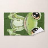 Mijn andere groene kikkerkeukenset voor kinderen bad handdoek (Handdoek)