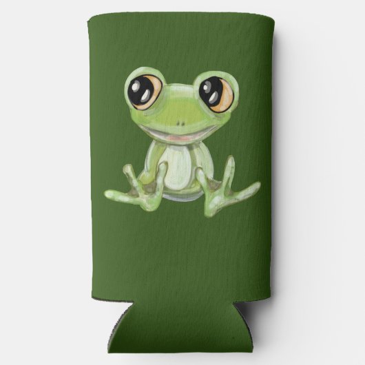 Mijn andere groene kikkervis Friend Seltzer Koelbo Seltzer Blikjeskoeler (Achterkant)