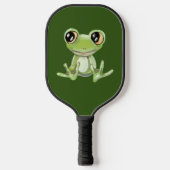 Mijn andere groene kikkervis pickleball paddle (Voorkant)