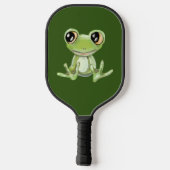 Mijn andere groene kikkervis pickleball paddle (Achterkant)
