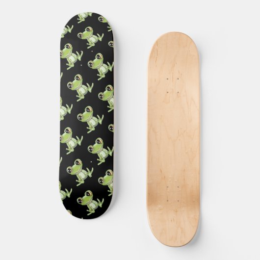 Mijn andere groene kikkervis-skateboard persoonlijk skateboard (Voorkant)