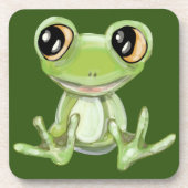 Mijn andere groene kikkervis vriend Beverage Coast Bier Onderzetter (Voorkant)