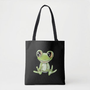 Mijn andere groene kikkervissenschouder-Canvas tas