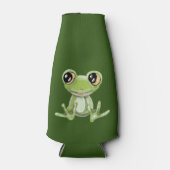 Mijn andere groene kikkervissolen flesjeskoeler (Voorkant)