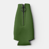 Mijn andere groene kikkervissolen flesjeskoeler (Achterkant)