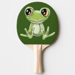 Mijn andere groene kikkikkikkervriend ping Pong Pa Tafeltennisbatje