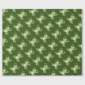 Mijn andere groenkikkervisje — Verpakkingspapier Cadeaupapier (Vlak)