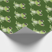 Mijn andere groenkikkervisje — Verpakkingspapier Cadeaupapier (Hoek)