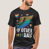 Mijn andere Half-LGBTQ+-paar komt overeen met homo T-shirt (Voorkant)
