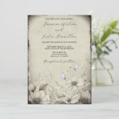 Mijn andere halve vlinder Wildflower bruiloft Kaart (Staand voorkant)