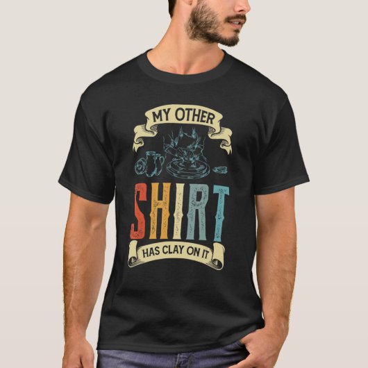 Mijn andere heeft er een potter-keramicist op. t-shirt (Voorkant)