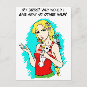 Mijn andere helft briefkaart