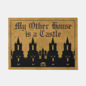 Mijn andere huis is een Castle Deurmat (Voorkant)