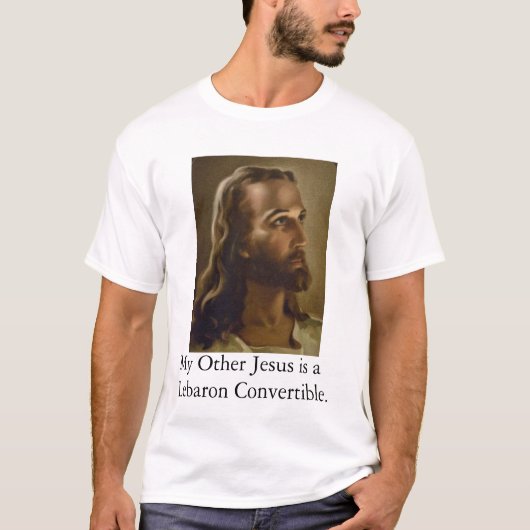 Mijn andere Jezus is een Lebaron Convertible T-shirt (Voorkant)