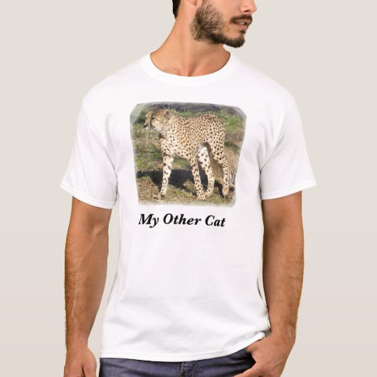 Mijn andere - Kat (Cheetah) T-shirt (Voorkant)