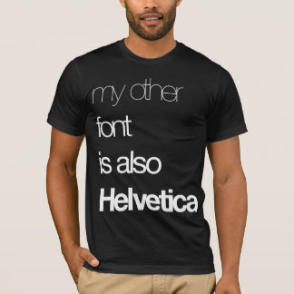 Mijn andere lettertype t-shirt