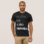 Mijn andere lettertype t-shirt (Voorkant volledig)