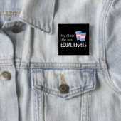 Mijn andere leven Trans Dark Button (In situ)