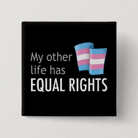Mijn andere leven Trans Dark Button (Voorkant)
