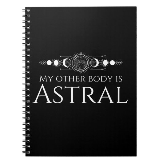 Mijn andere lichaam is astral notitieboek (Voorkant)