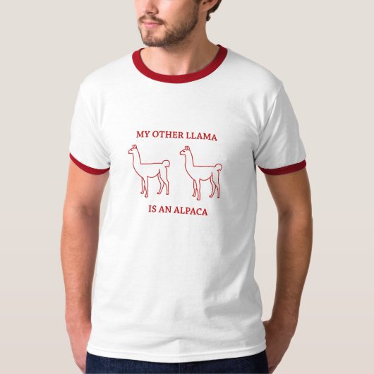 Mijn andere Llama T-shirt (Voorkant)