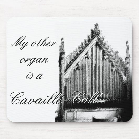 Mijn andere orgaan Mousepad Muismat (Voorkant)