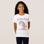 Mijn andere Pony is een Unicorn kinder shirt (Voorkant volledig)