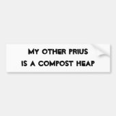 MIJN ANDERE PRIUS IS EEN COMPOTE HEAP BUMPERSTICKER (Voorkant)