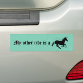 Mijn andere Ride Bumpersticker (Op auto)