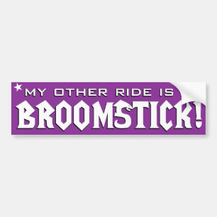 Mijn andere Ride is een broomstick Bumpersticker
