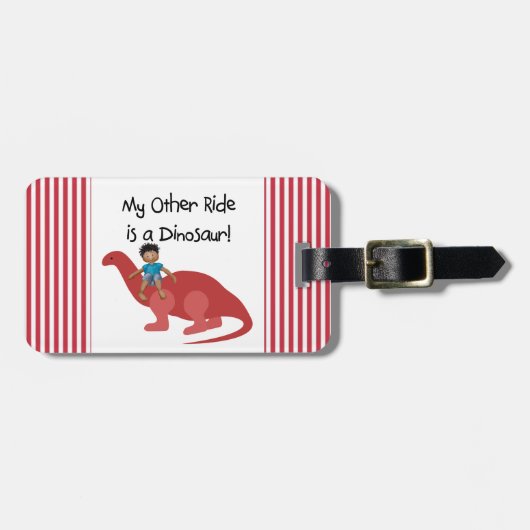 Mijn andere Ride is een Dinosaur AA Bagagelabel (Voorkant horizontaal)