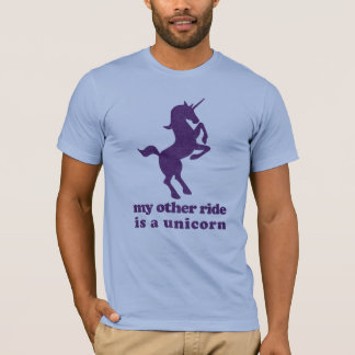Mijn andere Ride is een eenhoorn grappenmaker T-shirt