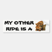 Mijn andere Ride is een Hog Bumpersticker (Voorkant)