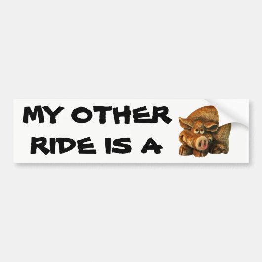Mijn andere Ride is een Hog Bumpersticker (Voorkant)