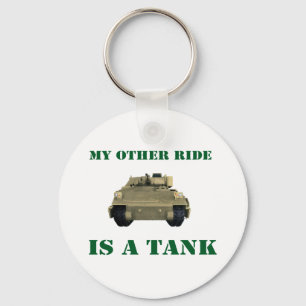Mijn andere Ride is een Tank 3 Sleutelhanger