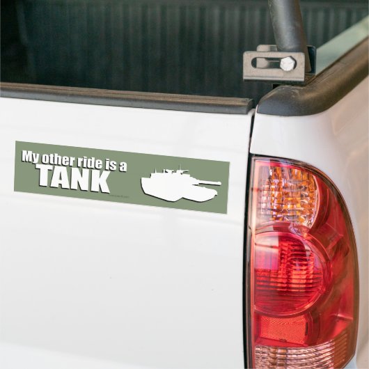 Mijn andere Ride is een TANK Bumpersticker (Op Truck)