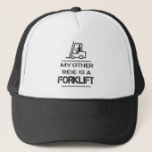Mijn andere Ride is een vorklift Trucker Pet (Voorkant)