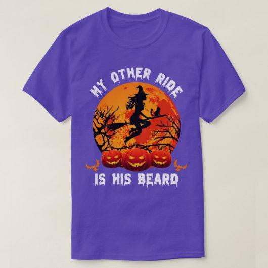 Mijn andere Ride is zijn baard T-shirt (Design voorkant)