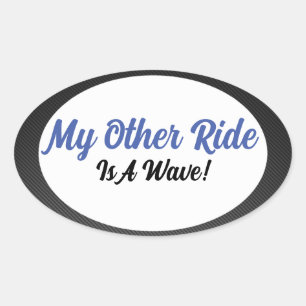 Mijn andere Ride Ovale Sticker