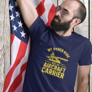 Mijn Andere Rit Achtervliegtuig Carrier Marine Vet T-shirt