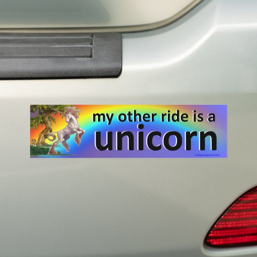 mijn andere rit bumpersticker (Op auto)