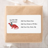 Mijn andere rit is een dinosaurus AA Etiket (Insitu)