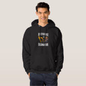 Mijn andere rit is een graafmachine mijnwerker Pro Hoodie (Voorkant volledig)