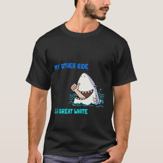 MIJN ANDERE RIT IS EEN GROOTE WITTE T-SHIRT